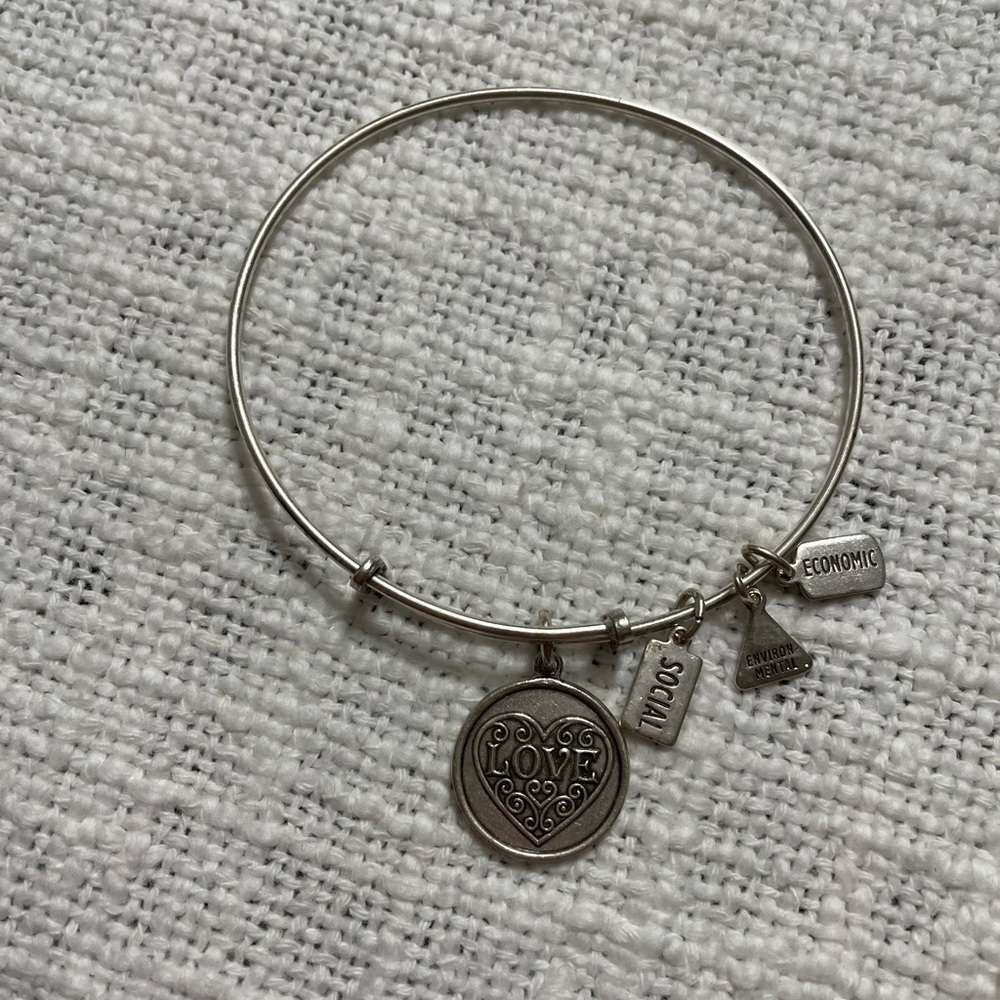 Wind & Fire “Love” Dangle Charm Bracelet